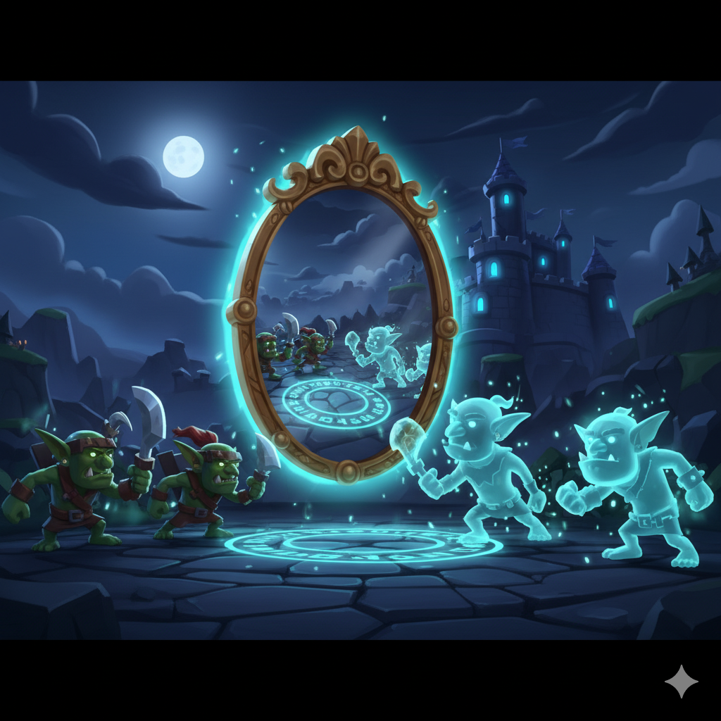 镜像法术下牌技巧