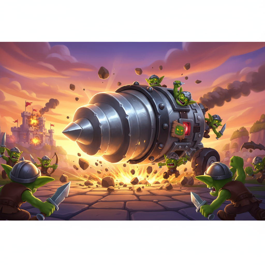 哥布林钻机下牌技巧